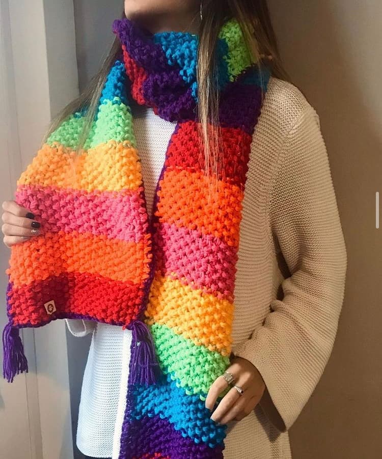 Bufandón Rainbow 